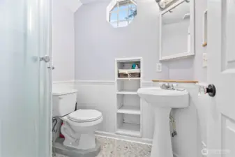 3/4 bath upstairs