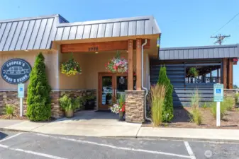Cooper's Food & Drink is a hop/skip away