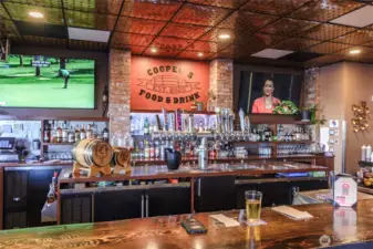 Cooper's has a great bar easy to strike up a conversation and meet someone new