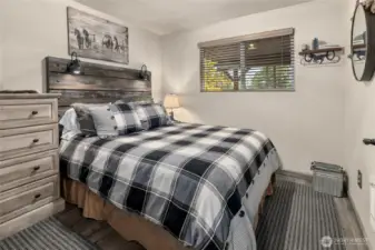 Lower level bedroom.