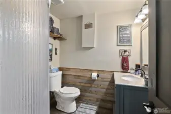 Lower level 3/4th bath with shower