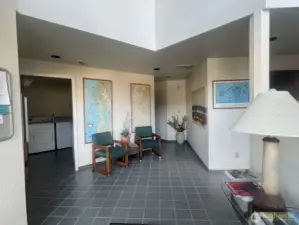 Entrance to Murphy’s Landing marina clubhouse. Laundry and mens & women's bathroom with showers available on main floor.