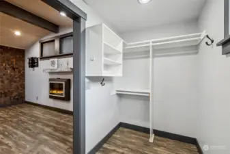 Walk-in Closet  (bedroom + WIC addition completed in 2019)