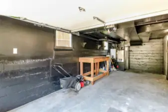 Garage Space with Laundry hook-ups