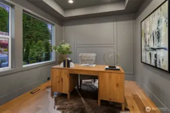 Designated dining room & den