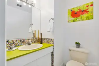 Fun powder room!