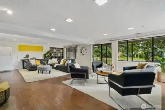 Another view of the lower level great room