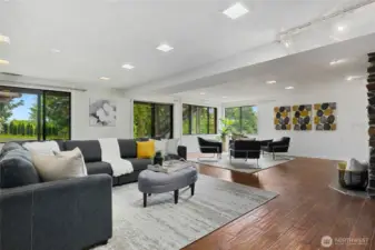 Lower level has direct outside access
