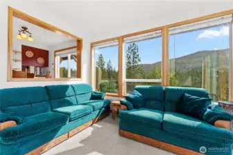 Sun room off the great room