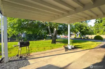 Enjoy a fenced yard, garden, fruit trees, & a grandfathered-in well...