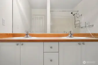 double vanity in Master suite