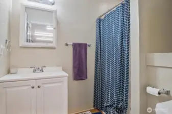 Garage bathroom