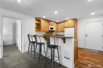 Kitchen with eating space