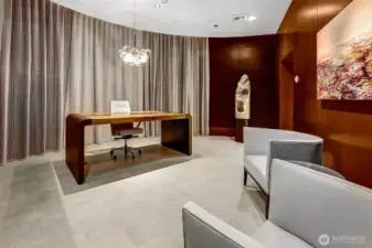 Residential lobby is accessed from the Hotel Lobby; a private and boutique experience.