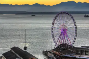 The stunning lights entertain nightly.