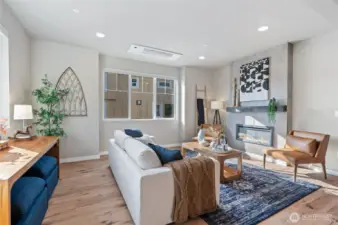 Extra large windows to maximize the sunlight!   Photo is of community model home and like plan.