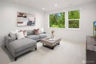 Flexible upper floor bonus room