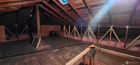 Large, clean & insulate attic
