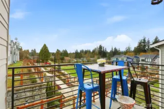 View from main floor deck