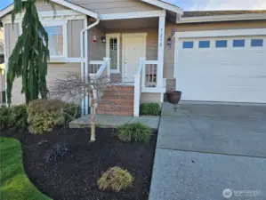 Front porch with sitting area