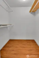 Large closet to keep your clothes organized.