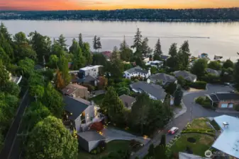 Enjoy stunning lake views & manicured grounds