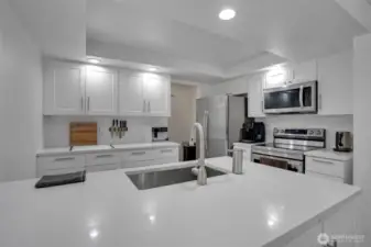 Kitchen view 2