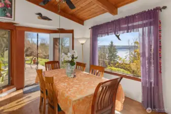 Dining Room with Lake View
