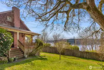 Front Porch with Lake View