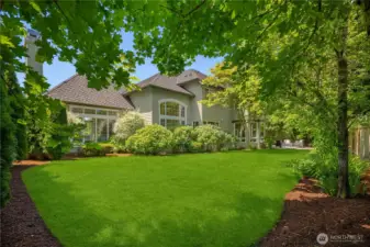 Easy to use irrigation system throughout keeps the gardens well maintained throughout the year.
