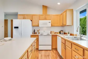 This home comes complete with a brand new refrigerator.
