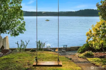 Slow moments, soft breezes, and the gentle sound of the water.