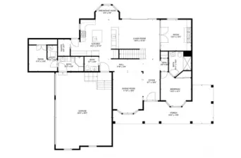 Main Level Floor Plan