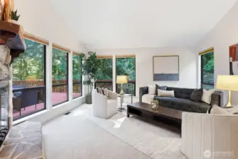 Plenty of windows to take in the view.