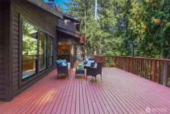 The sights and sounds are amazing.  It's the owner's favorite part of the house.