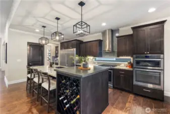 Enjoy the Double Oven, Built-in Microwave & Gas Range