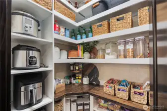 Walk-In Pantry with lots of storage