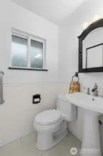 1/2 bath in Laundry Room
