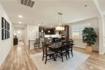 Elegant dining space ideal for gatherings