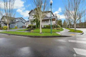 Private corner lot with no HOA!