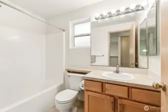 Upper full bathroom upstairs
