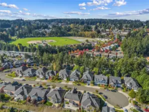 Campus Crest Estates is located just minutes from Cirque Park; amenities include athletic fields, open space, picnic shelter, skate park, tot lot and trails.