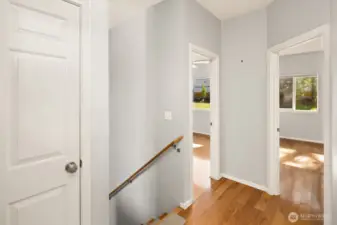 Upper floor hallway.