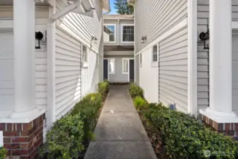 Welcoming pathway to your dream home!