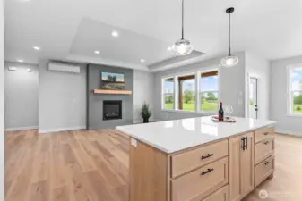 The views out of this home are unobstructed to the valley and foothills.
