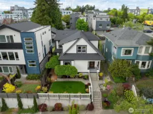 Up off the street with fabulous views.