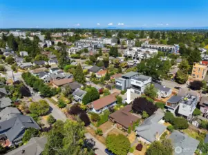 Aerial Front, Home & Loyal Ht's Neighborhood