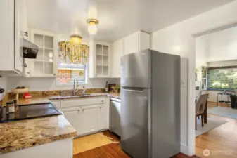 Kitchen w/ New Refrigerator