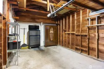 Attached garage