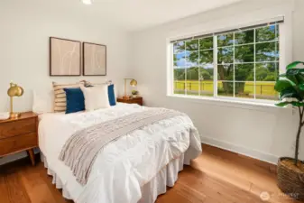 Main level bedroom with views
